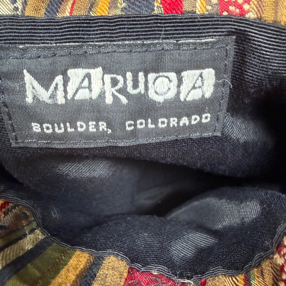 Vintage Maruca Y2K Silky Woven Boho Shoulder Bag - Picture 12 of 12